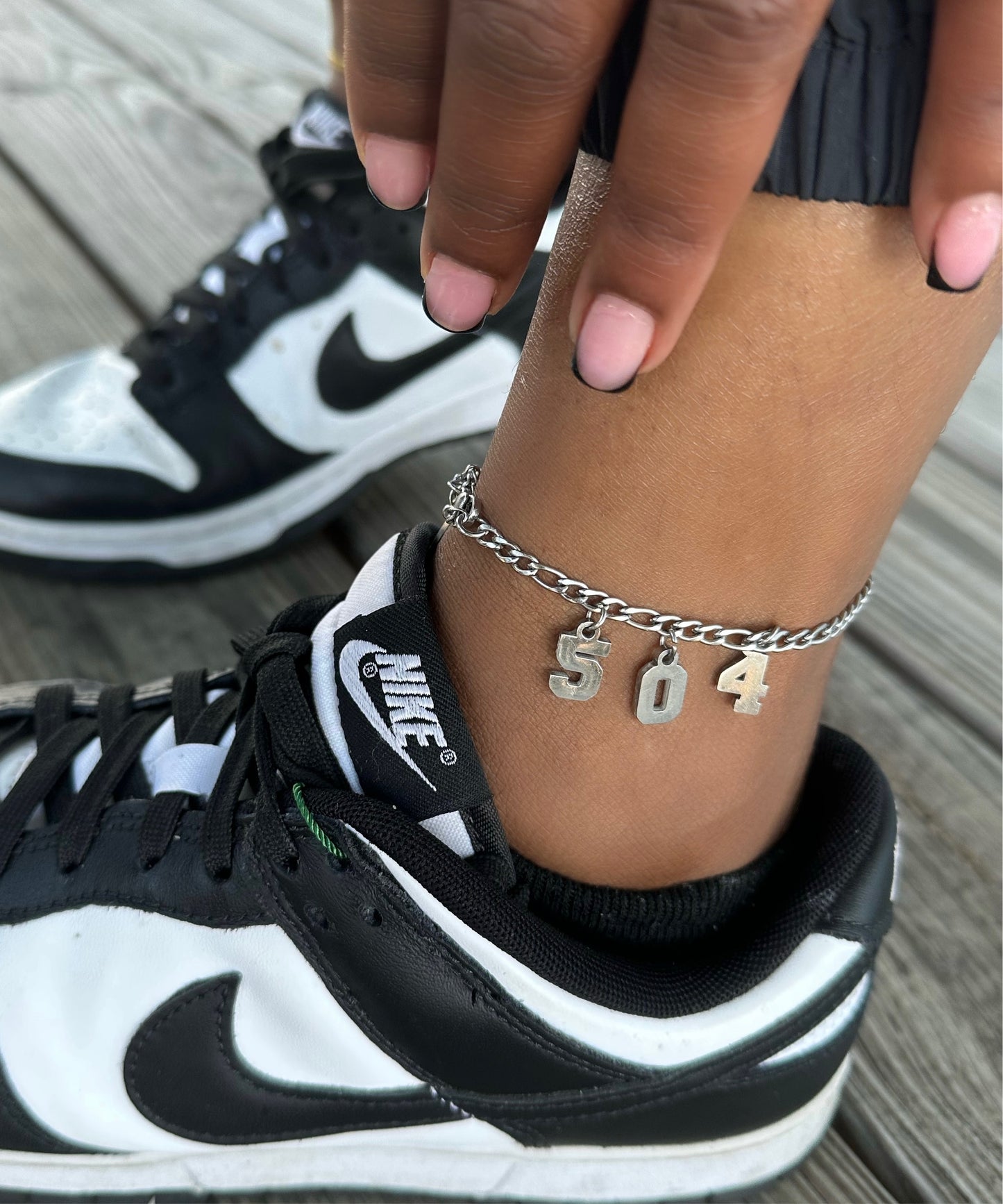 Custom Year/Area Code Anklet